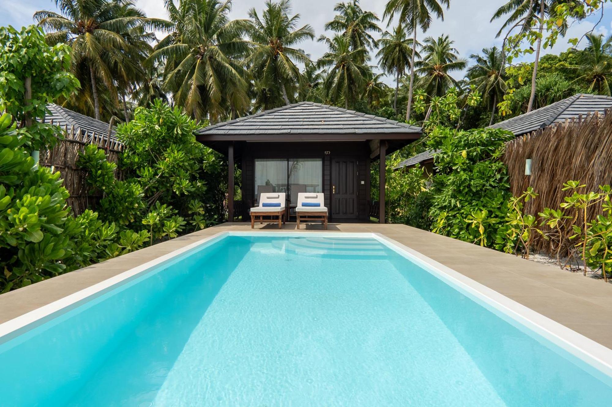 Royal Island Resort Maldives Dharavandhoo Zewnętrze zdjęcie A pool villa at the resort
